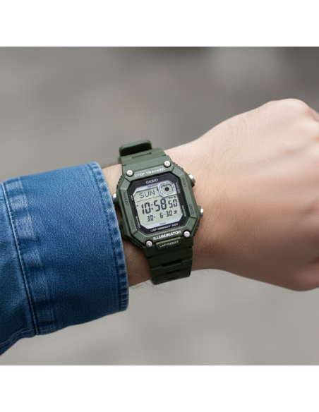 Casio Resin W-217H-3AVDF