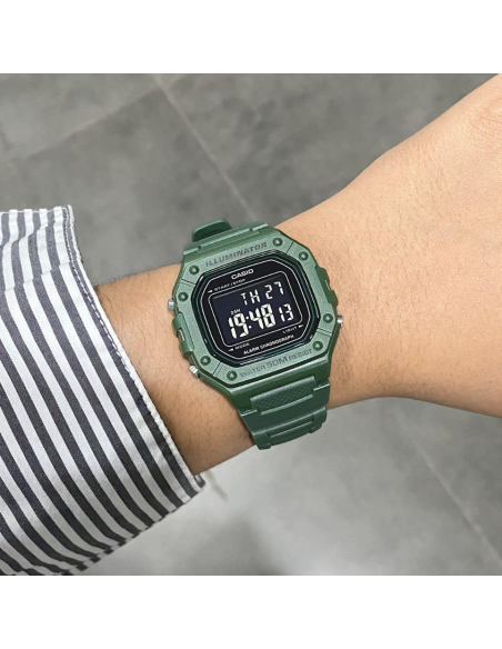 Casio resin W-218H-3BVDF